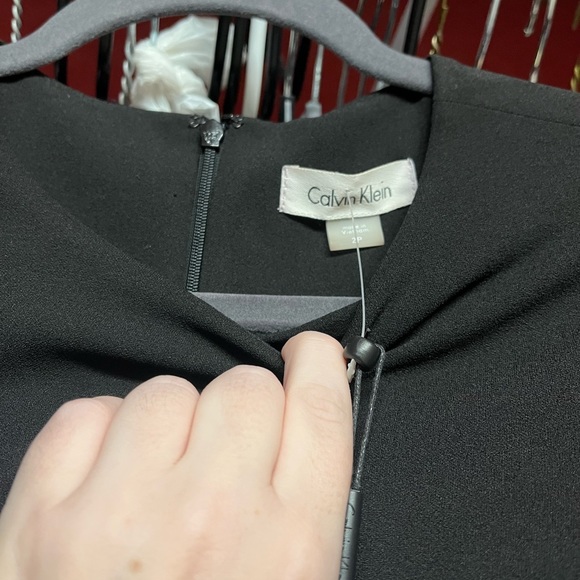 Calvin Klein Little Black Petite Dress - Picture 4 of 4